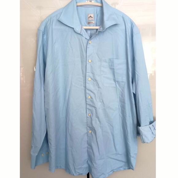 PETER MILLAR Mens XL sky Blue Pima Cotton Beach Seaside wear button down - Picture 1 of 11